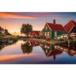 Clementoni CLE puzzle 1500 HQ Zaanse Schans. [Levering: 6-14 dage]